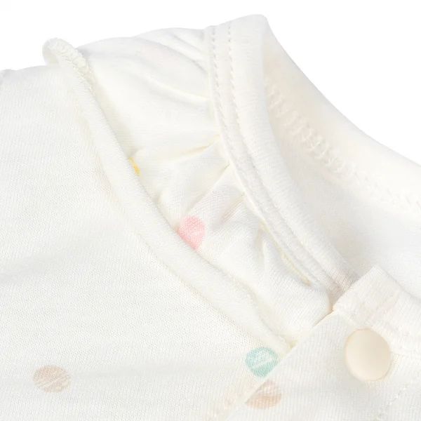 Bodysuit sơ sinh dài vải Cotton, Animo I0122004 (0-12M ,Trắng)