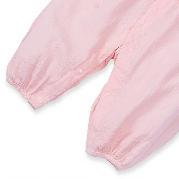 Body bé gái dài Animo G0122003 (0-12M,Hồng)