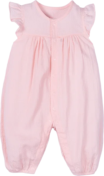 Body bé gái dài Animo G0122003 (0-12M,Hồng)