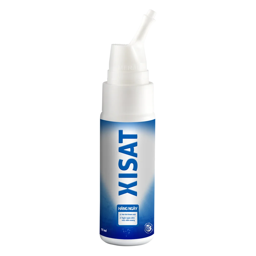 Dung dịch vệ sinh mũi nước biển sâu Xisat người lớn (75ml)
