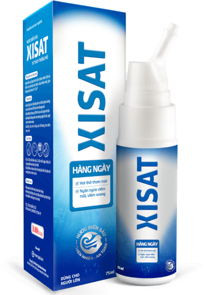 Dung dịch vệ sinh mũi nước biển sâu Xisat người lớn (75ml)