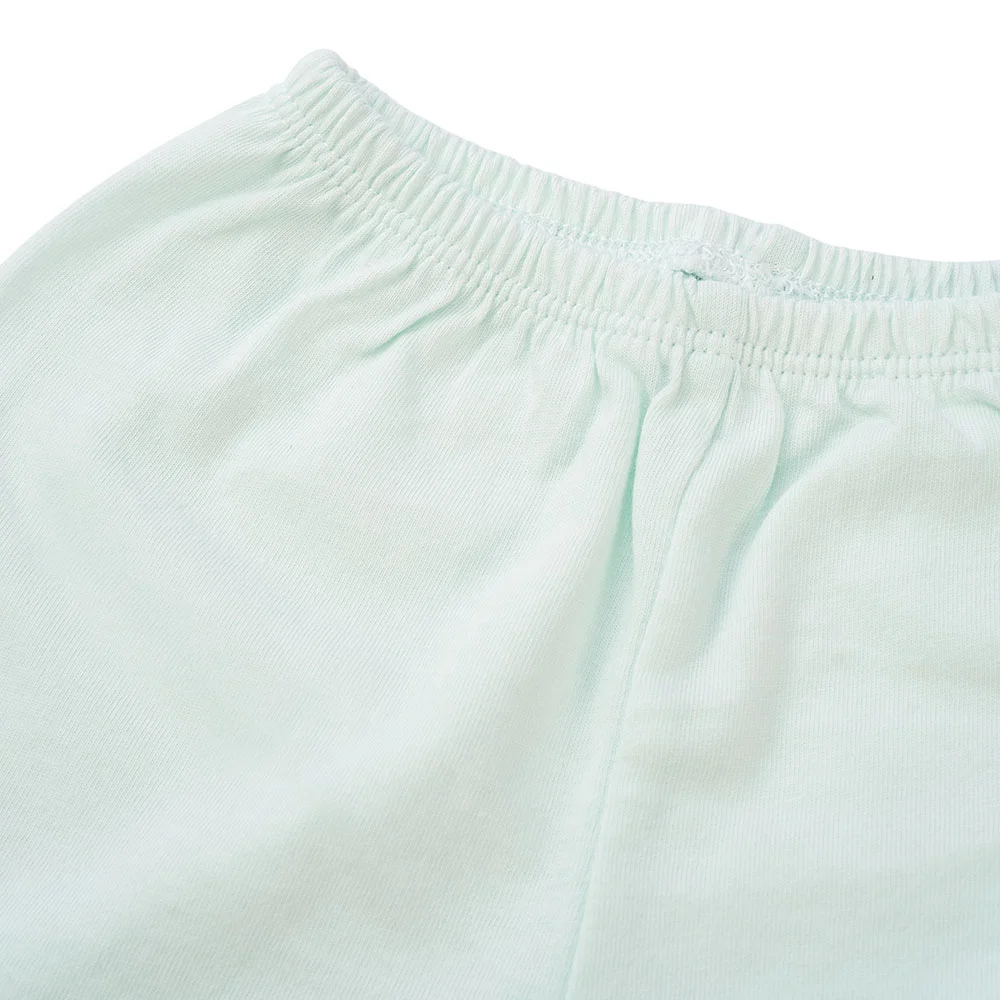 Cặp quần sơ sinh ngắn Animo LĐ422052 (NB-12M,xanh ngọc-trắng-Giao màu ngẫu nhiên)