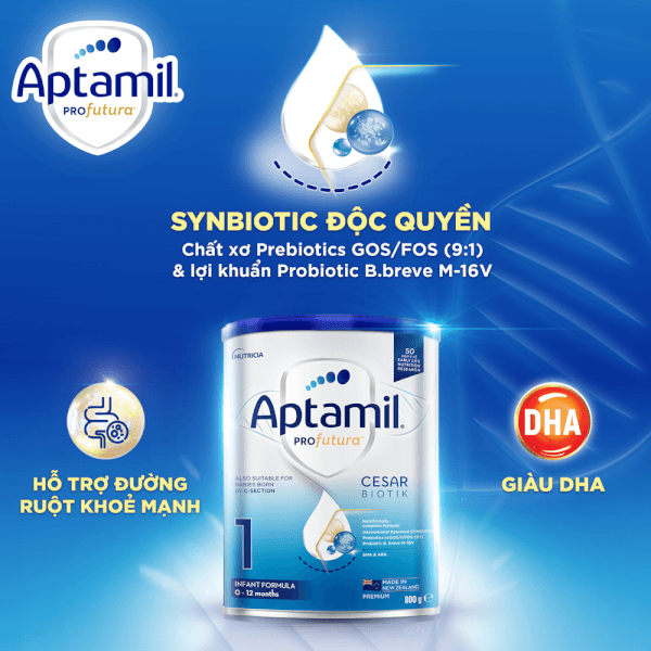 Aptamil Profutura Cesarbiotik 1 800g (0-12 tháng) giá tốt