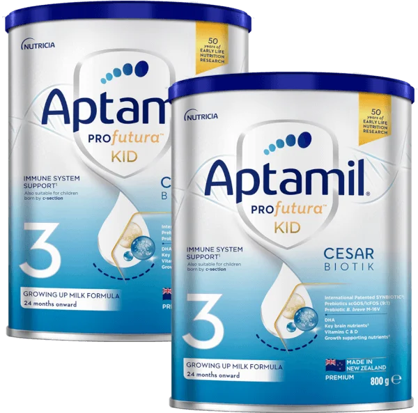 Combo 2 sữa Aptamil Profutura KID Cesarbiotik 3 800g (Từ 2 tuổi)