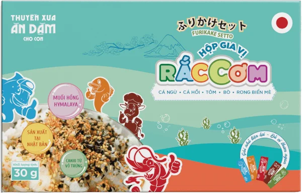 Thuyền Xưa Ăn Dặm Cho Con - Gia Vị Rắc Cơm Tổng Hợp 30gr