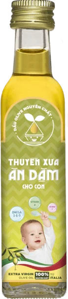 Dầu Olive Nguyên Chất Thuyền Xưa Ăn Dặm Cho Con 250ml
