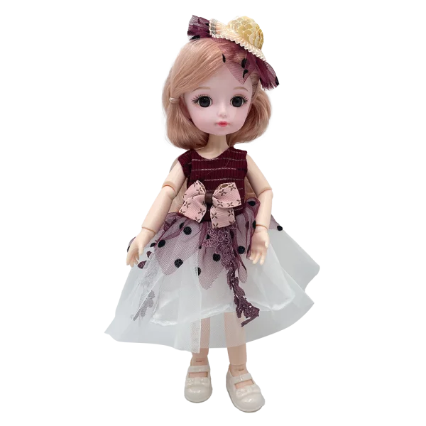 Búp bê công chúa đi dự tiệc YN502974 C308 (Đỏ)