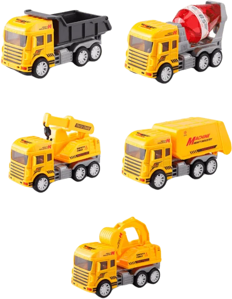 Bộ 4 xe mô hình xây dựng YN500601 C308