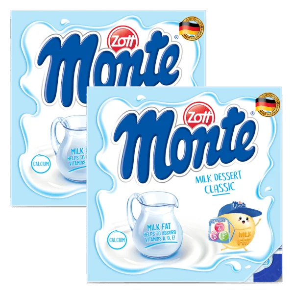 Combo 2 Váng sữa Zott Monte vị Classic (4x55g)