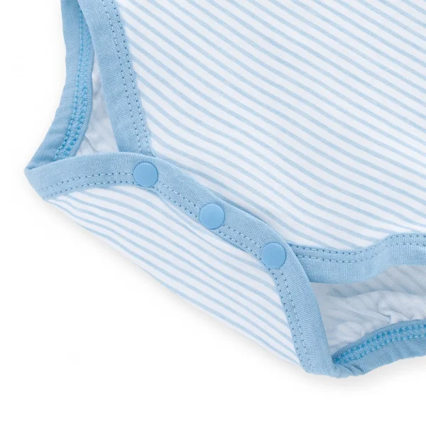 Set 2 Body sơ sinh tam giác TD Animo KV322039 (0-12M,Xanh)