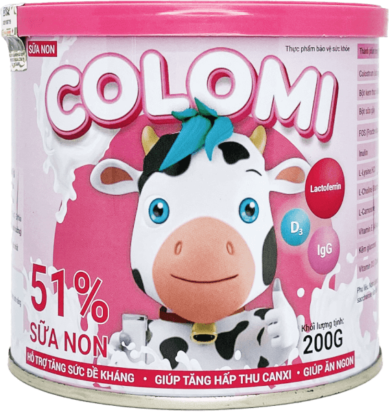 Thực phẩm bảo vệ sức khỏe - Sữa non Colomi