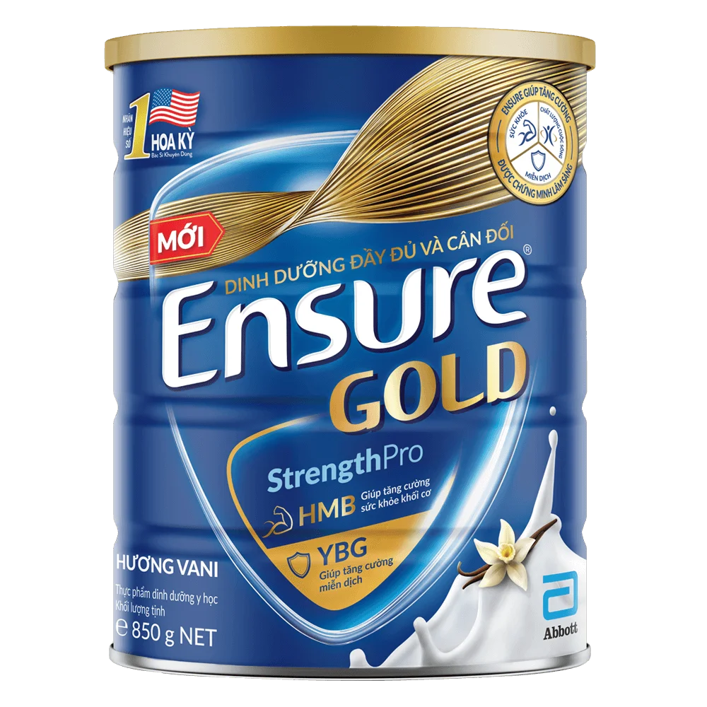 Thực phẩm dinh dưỡng y học Ensure Gold 800g (bao bì cũ 850g, giao bao bì ngẫu nhiên)