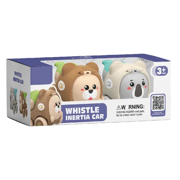 Bộ 2 xe hoạt hình chạy trớn xoay 2 bánh siêu ngầu có còi xe CY522509 C308