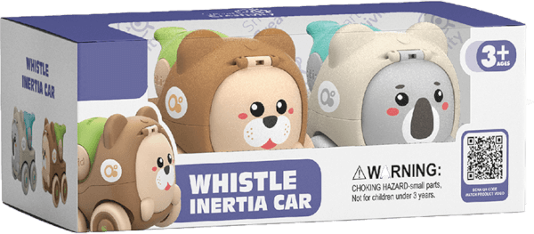 Bộ 2 xe hoạt hình chạy trớn xoay 2 bánh siêu ngầu có còi xe CY522509 C308