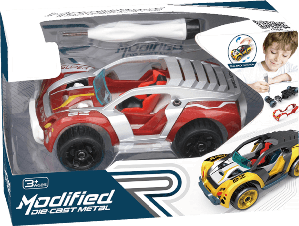 Xe mô hình siêu ngầu chạy trớn kèm tua vít có thể tháo lắp CY173158 C308 (Giao màu ngẫu nhiên)