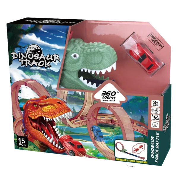 Mô hình khủng long nhà đua xe tài năng siêu tốc CY518772 C308