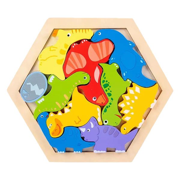 Mảnh ghép gỗ chủ đề thế giới khủng long CY554146 C308