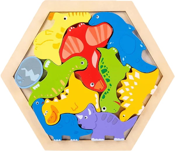 Mảnh ghép gỗ chủ đề thế giới khủng long CY554146 C308