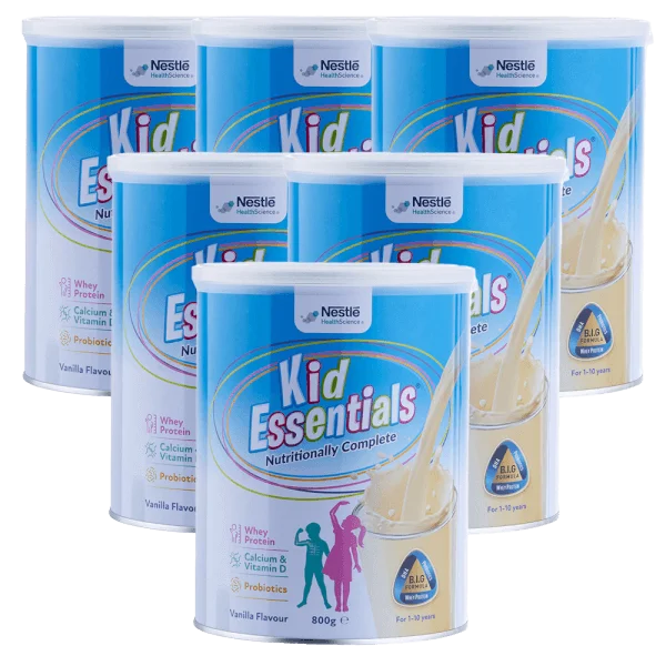 Combo 6 Thực phẩm dinh dưỡng y học Nestle Kid Essentials Nutritionally Complete 800g (1-10 tuổi)