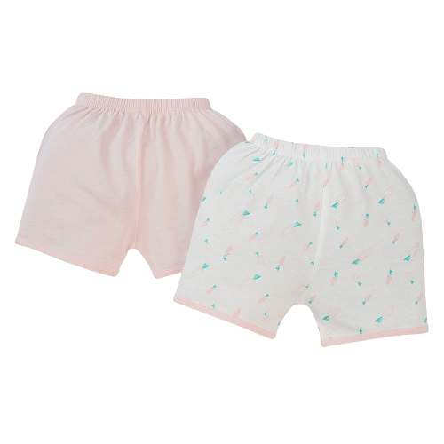 Cặp Quần sơ sinh ngắn Animo KV422083 (NB - 12M,Hồng)