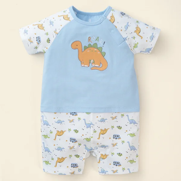 Bodysuit bé trai đùi Bst Công viên Khủng Long Animo KK822016_505 (9-12M,Xanh biển)