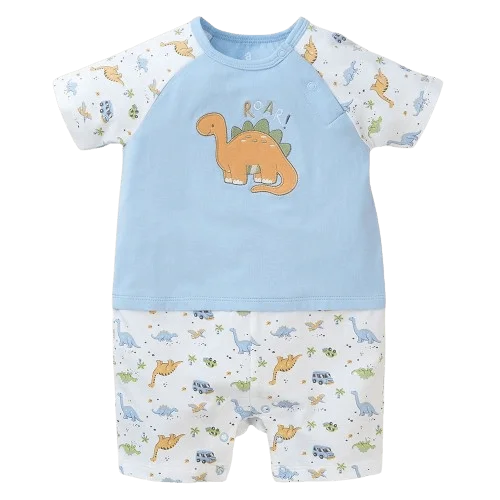 Bodysuit bé trai đùi Bst Công viên Khủng Long Animo KK822016_505 (0-12M,Xanh biển)