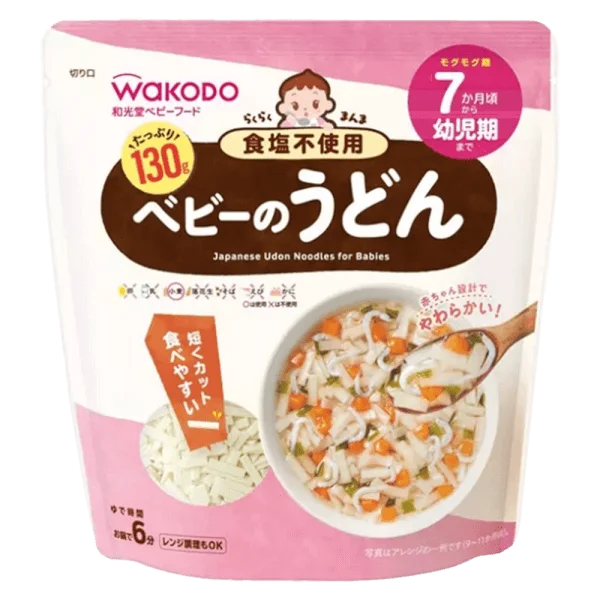 Mì udon không muối Easy Manma Wakodo cho bé
