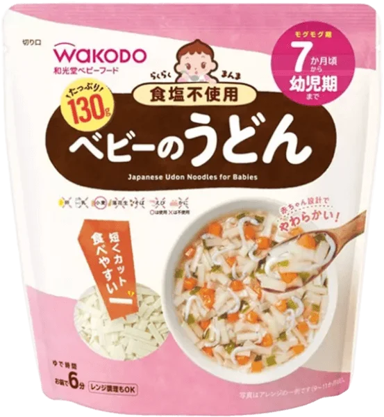 Mì udon không muối Easy Manma Wakodo cho bé