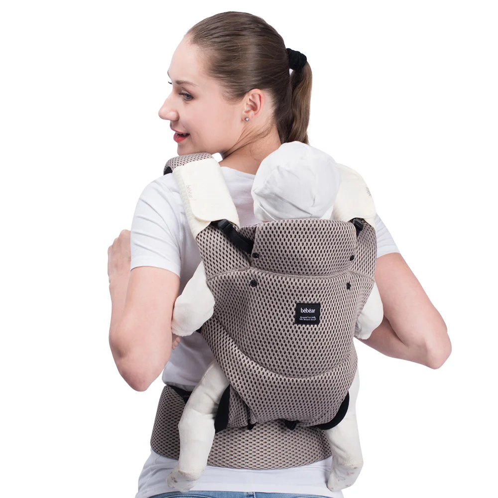 Địu trợ lực BeBéar The Ultimate (Khaki, 6627, Tư thế chữ M)