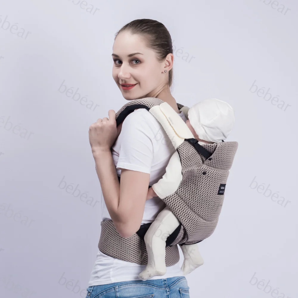 Địu trợ lực BeBéar The Ultimate (Khaki, 6627, Tư thế chữ M)