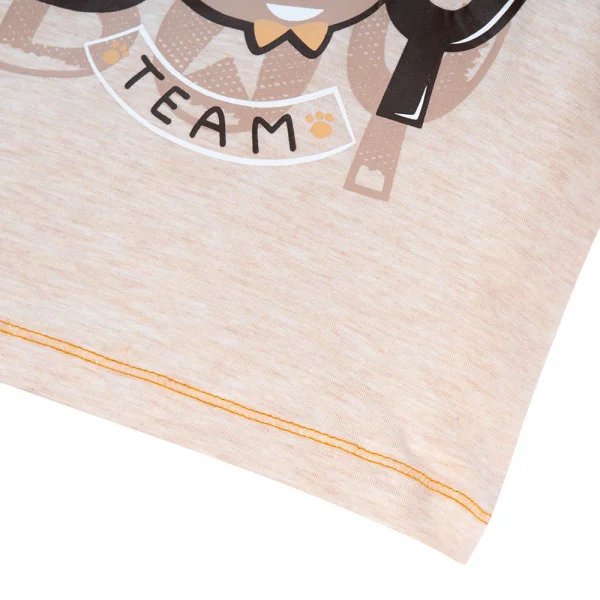 Bộ tính năng dài, vải sợi sồi BST Gấu nâu Animo BMC123112 (3-24M,Nâu nhạt)