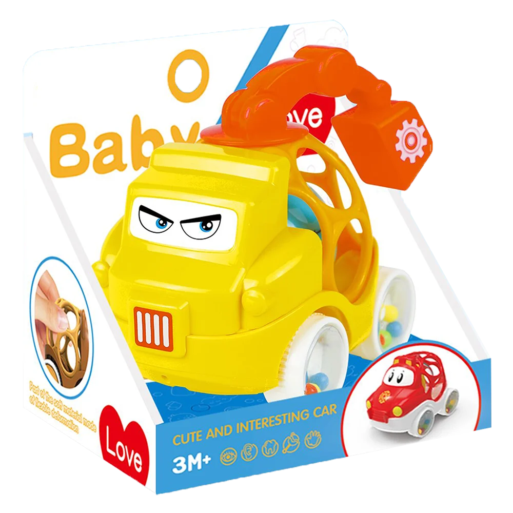 Đồ chơi xe cần cẩu kèm xúc xắc CY544327 C308 (Vàng)