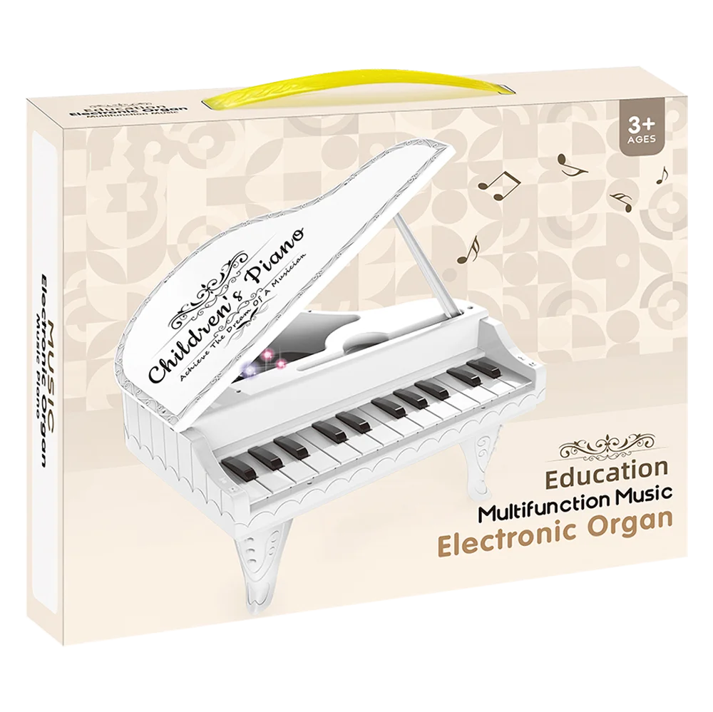 Đàn piano mini điện tử có đèn CY570102 (Trắng)