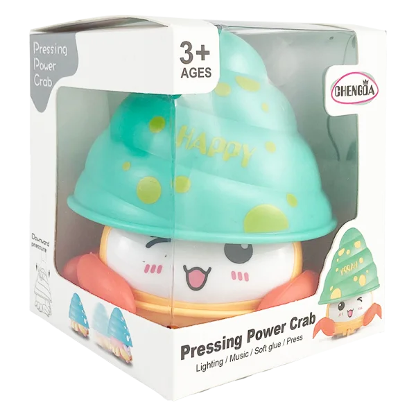 Đồ chơi chú cua Hermit chạy đà siêu ngầu CY556399 C308 (Xanh lá)