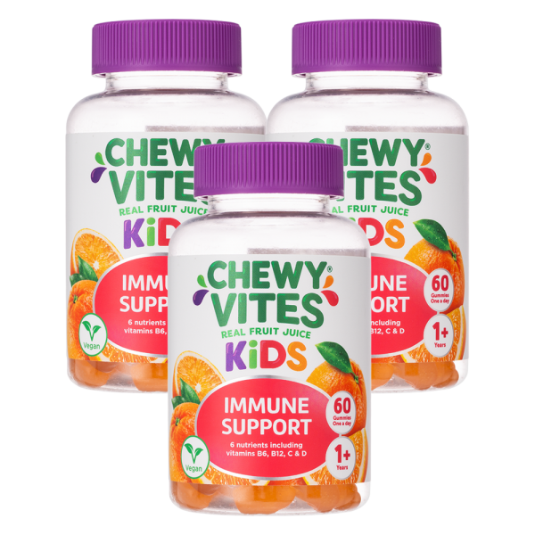 Combo 3 Thực phẩm bổ sung CHEWY VITES KIDS IMMUNE SUPPORT