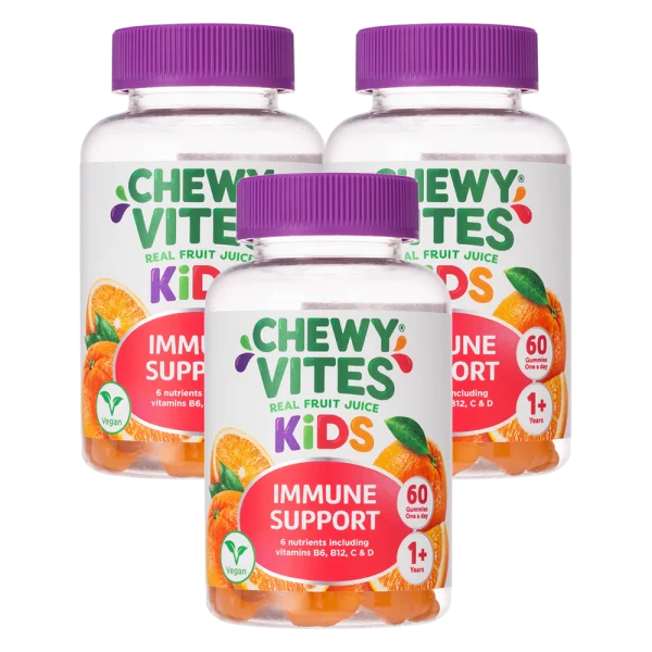 Combo 3 Thực phẩm bổ sung CHEWY VITES KIDS IMMUNE SUPPORT
