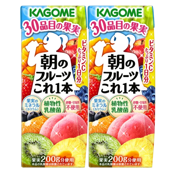 Combo 2 Nước ép hỗn hợp 30 loại trái cây Kagome 200ml