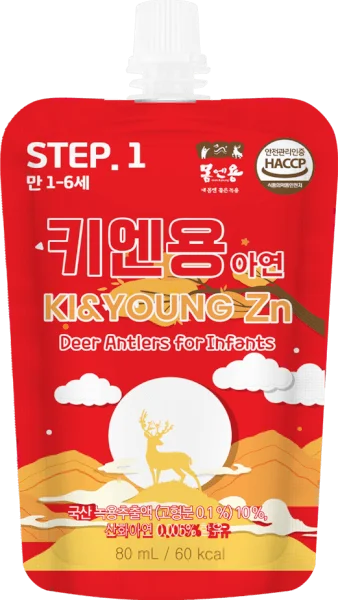 Nước nhung hươu Kẽm Ki & Young 12M+