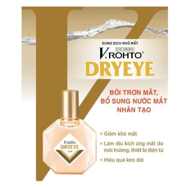 Dung dịch nhỏ mắt V.Rohto Dryeye 13ml