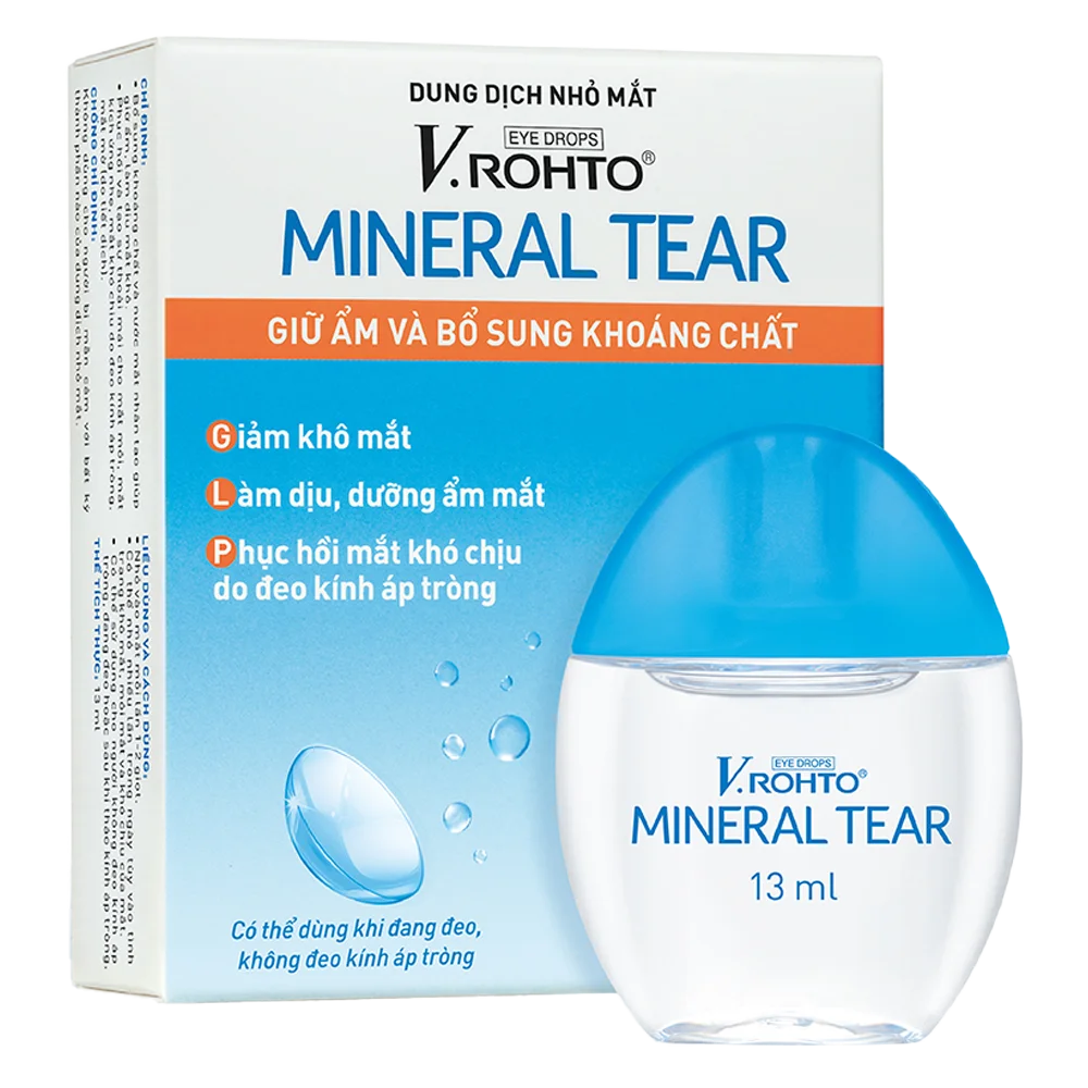 Dung dịch nhỏ mắt V.Rohto Mineral Tear 13ml