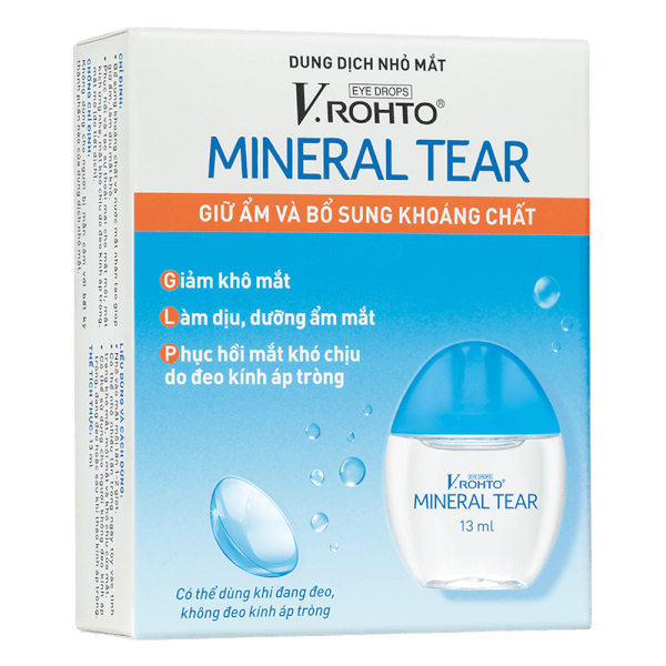 Dung dịch nhỏ mắt V.Rohto Mineral Tear 13ml