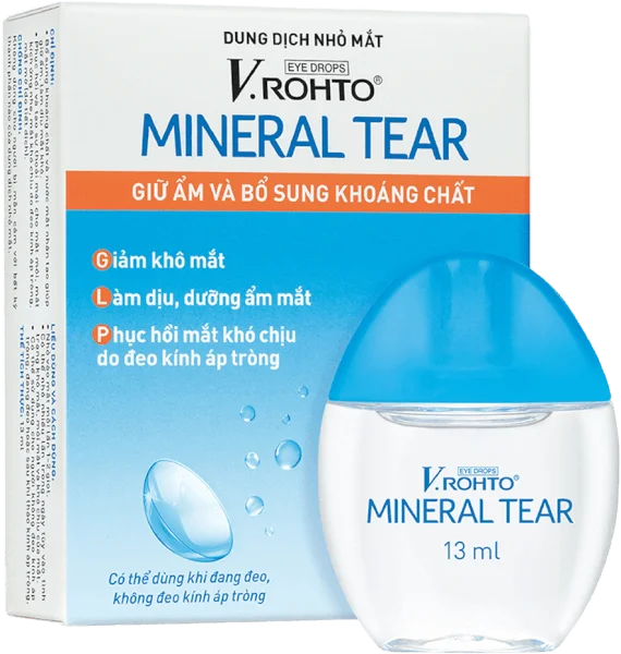 Dung dịch nhỏ mắt V.Rohto Mineral Tear 13ml