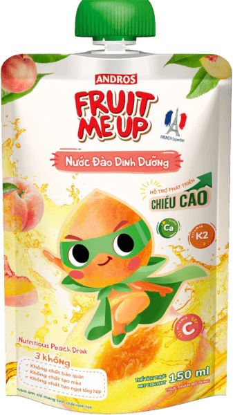 Fruit Me Up Nước Đào Dinh Dưỡng 150ml/Fruit Me Up Nutrious Peach drink 150ml