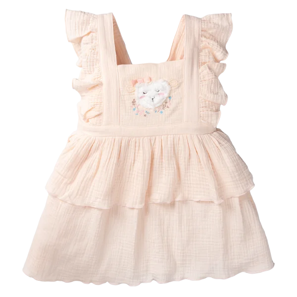 Đầm bé gái Animo CL723007 (6M-6Y,Hồng Cam)