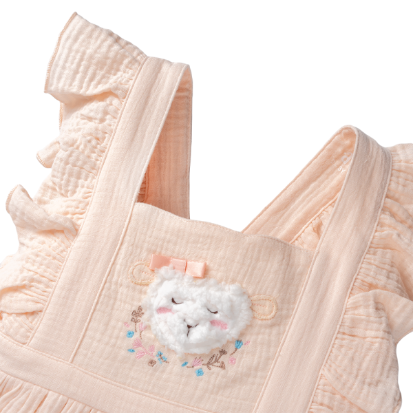 Đầm bé gái Animo CL723007 (6M-6Y,Hồng Cam)