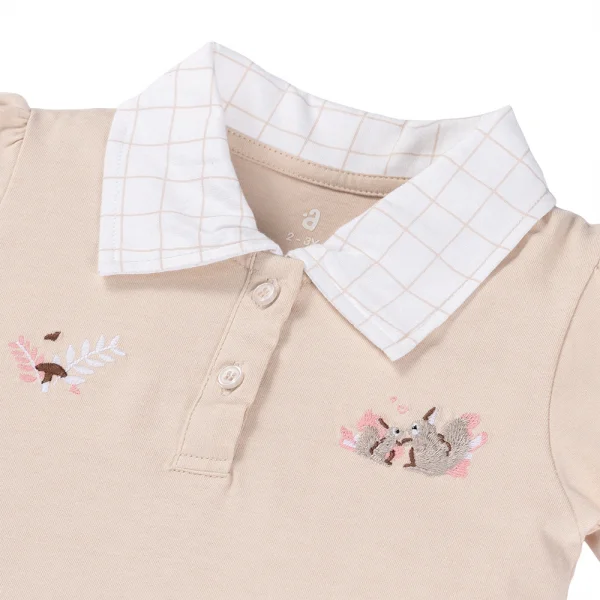 Đầm bé gái BST Sóc nhỏ Animo BH523035 (6M-6Y,Nâu)