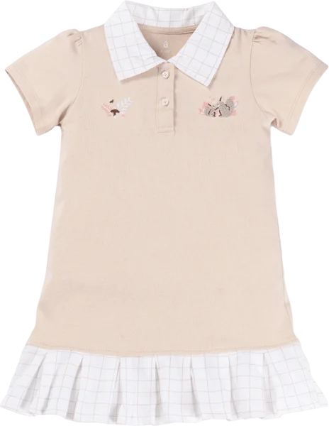 Đầm bé gái BST Sóc nhỏ Animo BH523035 (6M-6Y,Nâu)