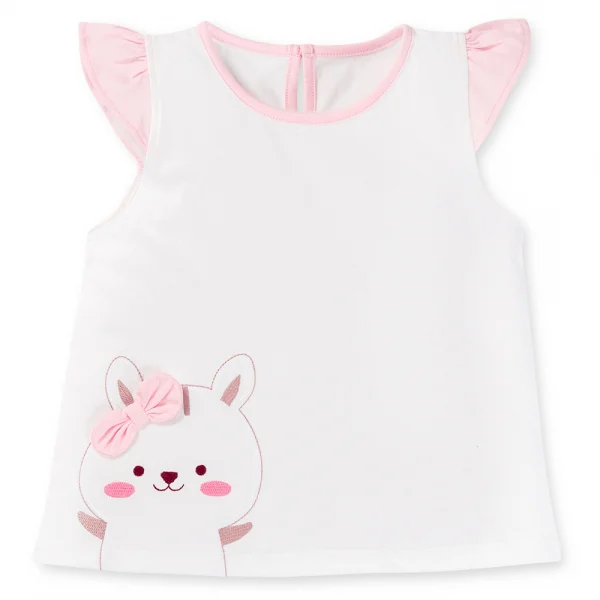 Bộ bé gái ngắn BST Sóc nhỏ Animo BH523034 (6M-6Y,Hồng)