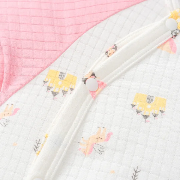 Bodysuit tính năng đùi Chống muỗi,  HT Lọ Lem Animo VĐ523018 (3-12M,Hồng)