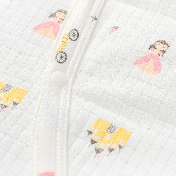 Bodysuit tính năng đùi Chống muỗi,  HT Lọ Lem Animo VĐ523018 (3-12M,Hồng)